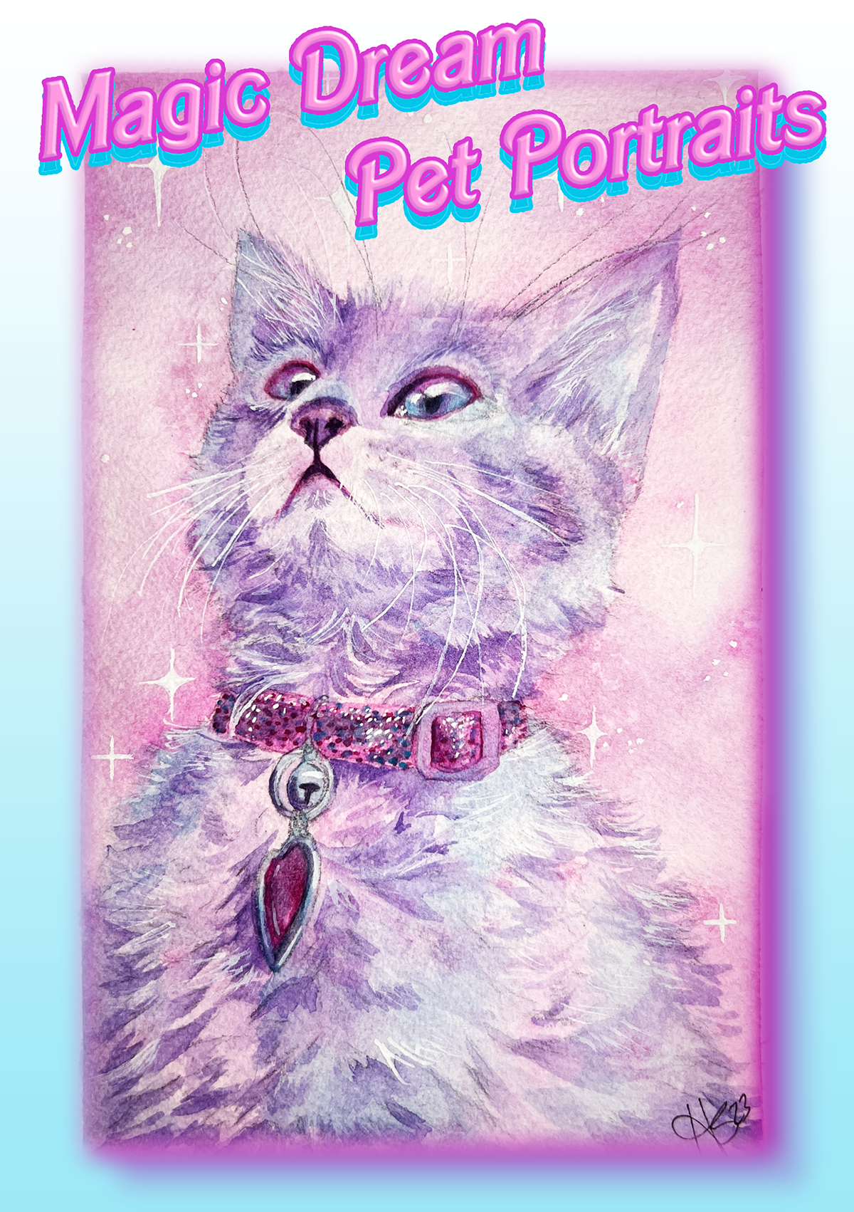 Magic Dream Pets Custom Pet Portrait - 6x9